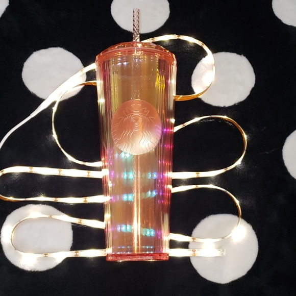 Orange Starbucks Cold cup - Picture 1 of 4